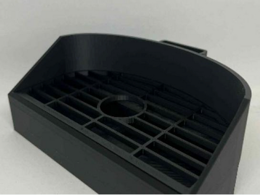 Fabrication sur mesure : support de récupération d’eau pour fontaine.