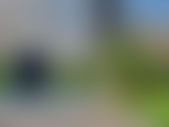 Illustrated campus exterior with figures walking across a plaza, muted editorial tones