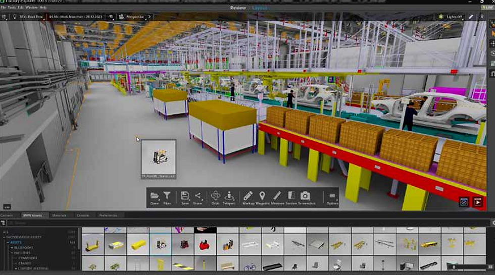 BMW et son usine virtuelle : une visite