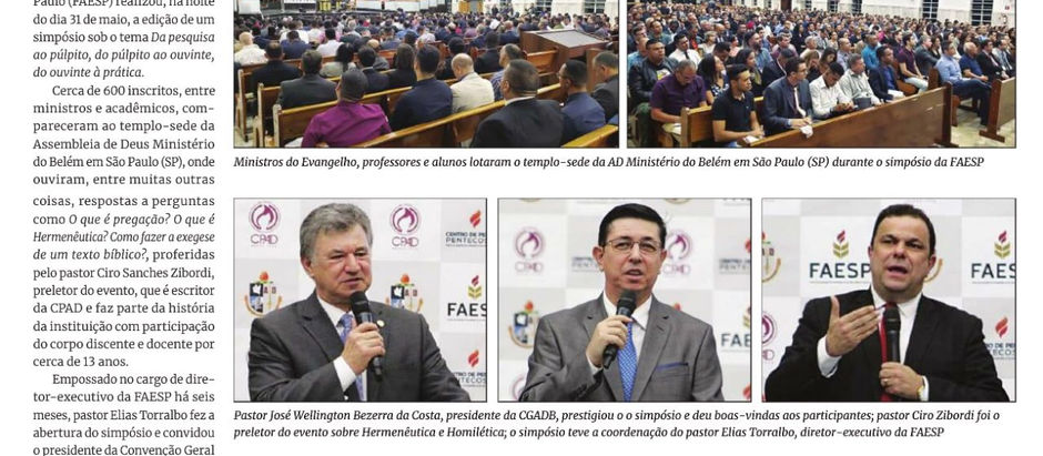 SIMPÓSIO MINISTÉRIO DA PREGAÇÃO