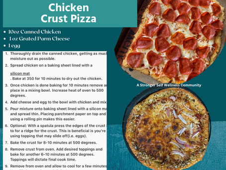 Chicken Crust Pizza