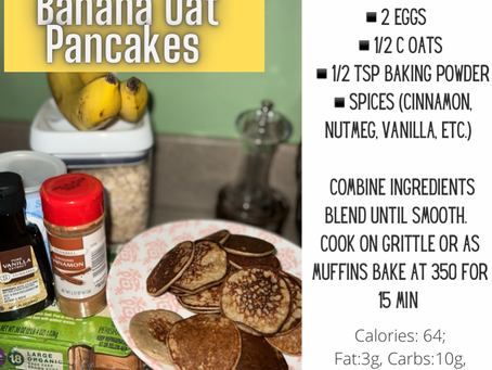 Banana Oat Pancakes