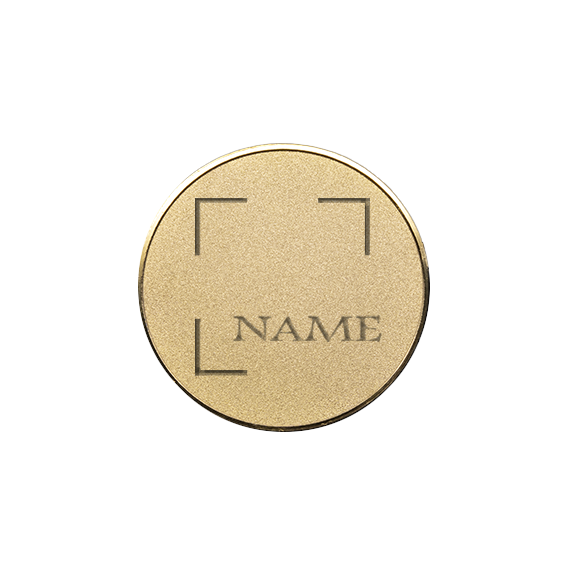 1.57" (40MM) BRASS COIN ENGRAVED