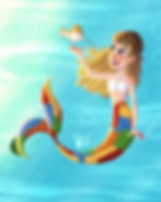 Ilustração sereia