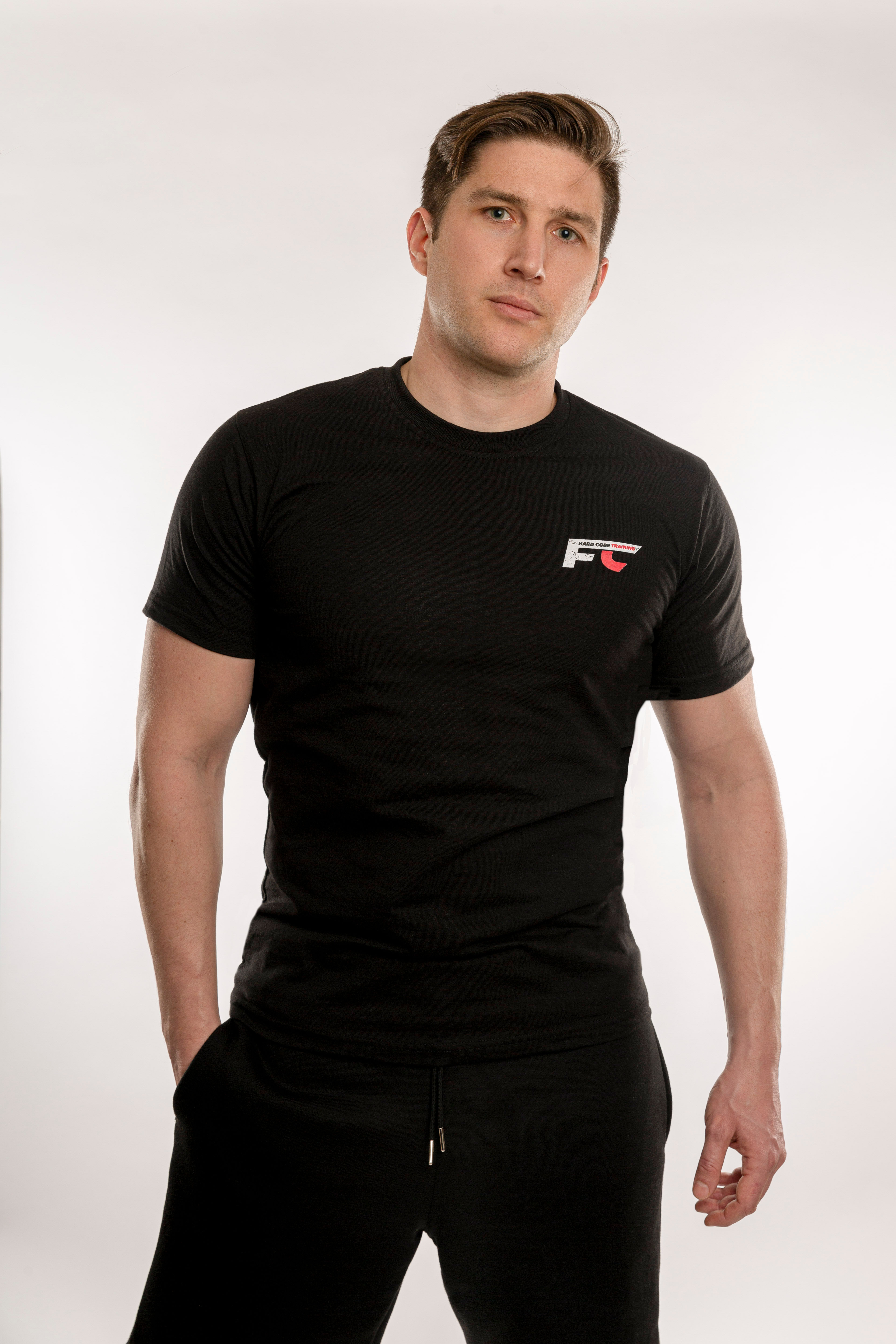 FC Black Muscle Fit T-shirt