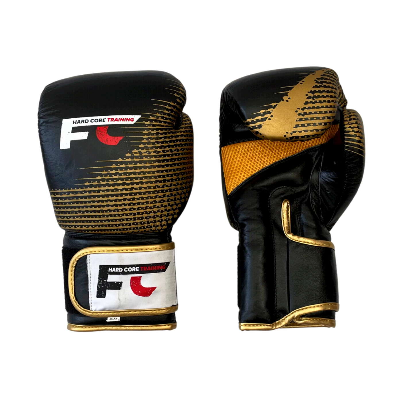 Black & Gold Pro Sparring Boxing Gloves