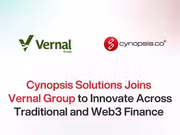 Cynopsis Solutions Joins Vernal Group to Accelerate Compliance Innovation Across Traditional and Web3 Finance