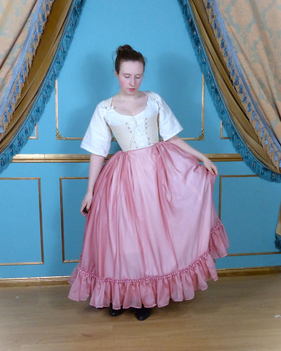 Thumbnail: Chiffon Burlesque 18th Century Inspired Rococo Ruffle Skirt