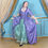 Thumbnail: Robe a la Polonaise Ruffle edge 18th century Micro Satin Over Dress, Historical