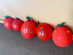 手作り風船イチゴ