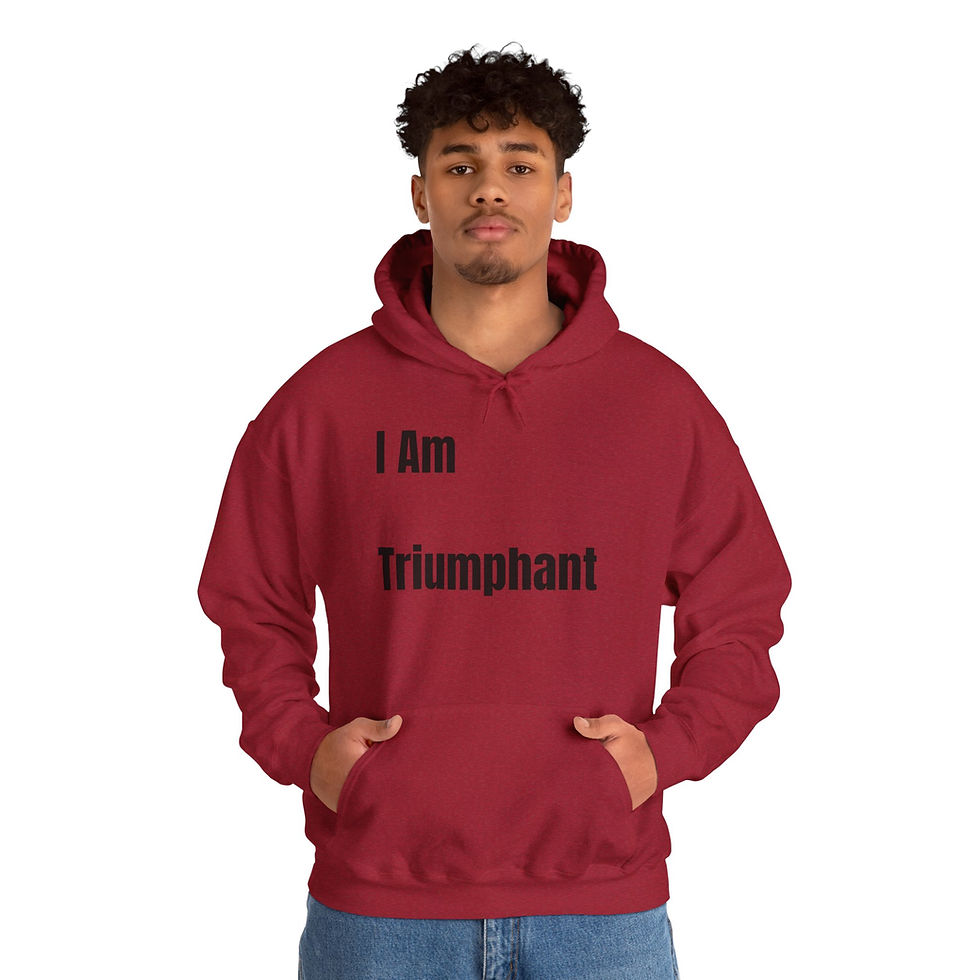 Thumbnail: I Am Triumphant Hooded Sweatshirt 