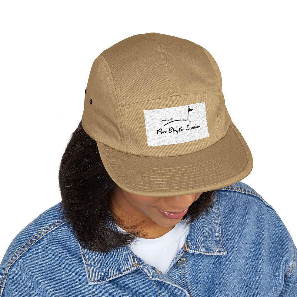 Thumbnail: Embroidered 5 Panel Cap - Pro Style Looks
