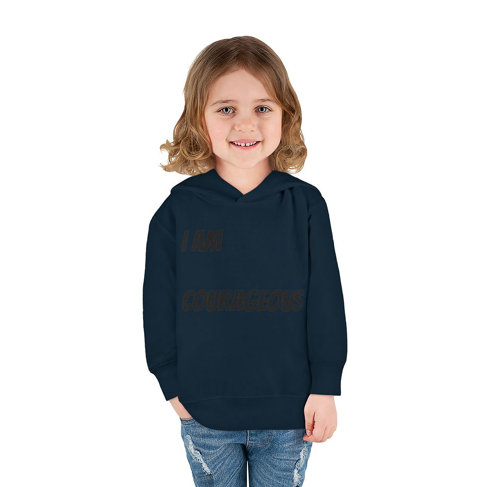 Thumbnail: Courageous Toddler Fleece Hoodie - Empowering Kids