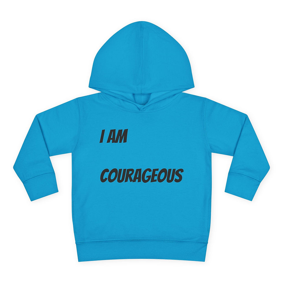 Thumbnail: Courageous Toddler Fleece Hoodie - Empowering Kids
