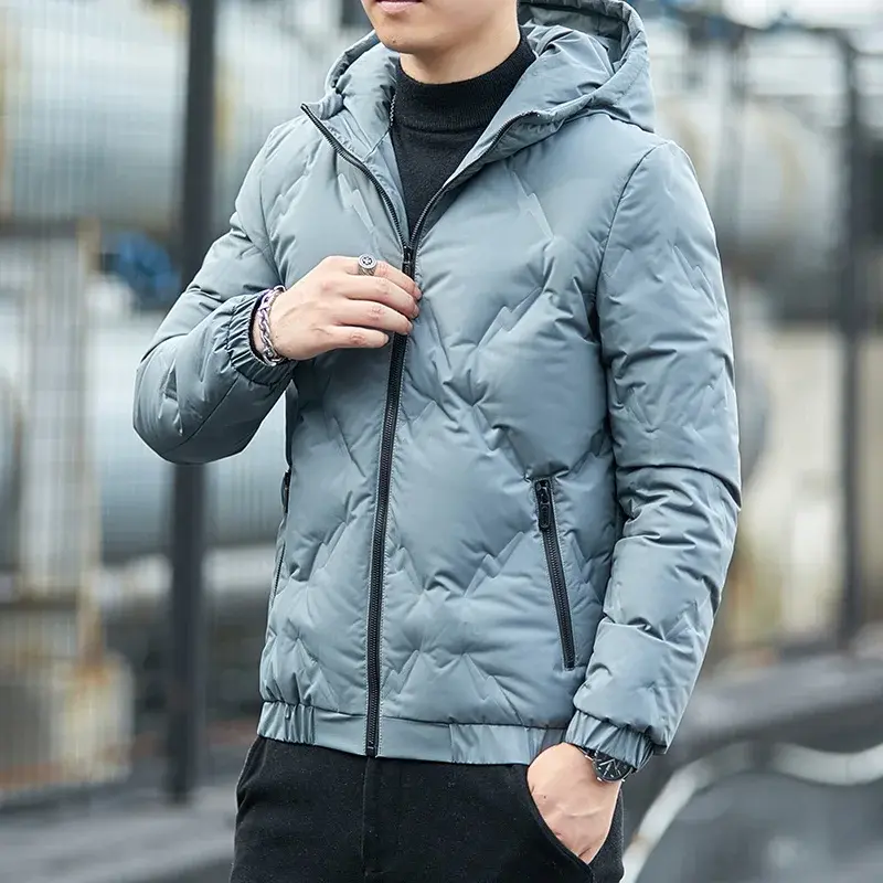 Miniatura: Down Jacket Men's Light and Thin Short Style Plus Bulky Size Fashionable