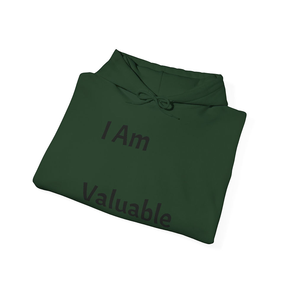 Thumbnail: I Am Valuable Unisex Hoodie