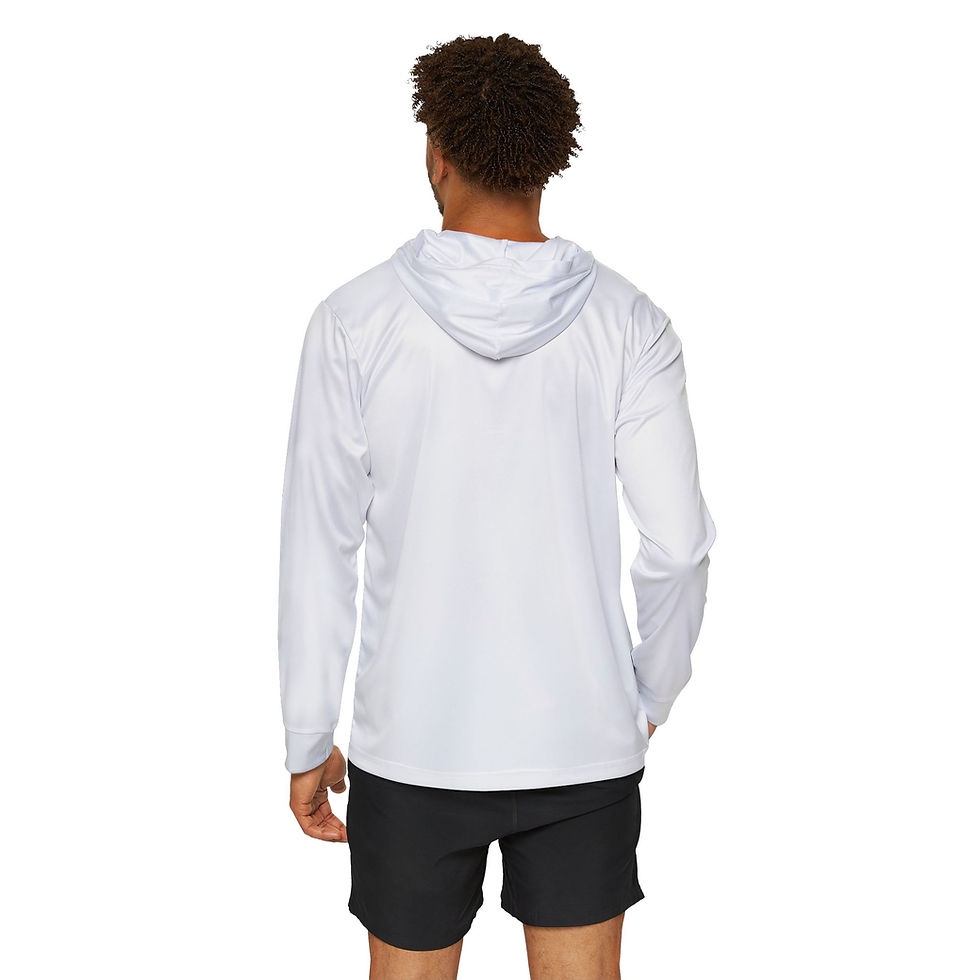 Thumbnail: Men's Empowering Sports Warmup Hoodie - "I Am Powerful"