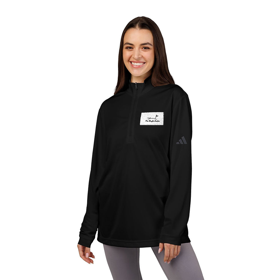 Thumbnail: Adidas® Pro Style Looks Quarter-Zip Pullover - Stylish & Functional Activewear