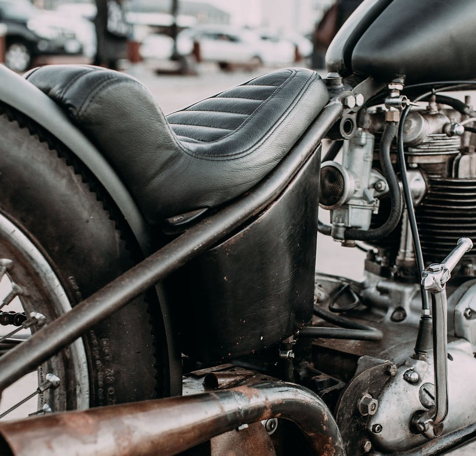 Engine of a classic motorbike