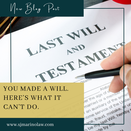 You Made a Will. Here’s What It Can’t Do.