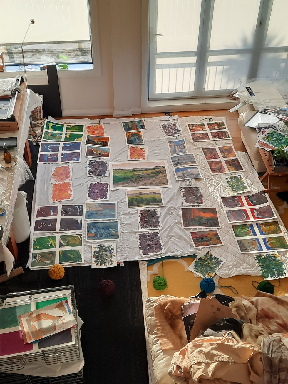 Work in Progress over 100 Days