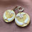 Thumbnail: Golden Menorah Disk Earrings