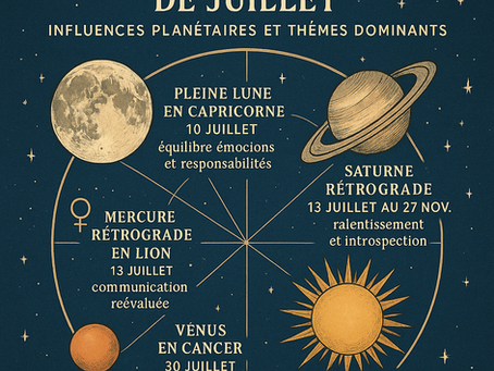 L’Astroclimat Mensuel de Juillet : Influences Planétaires et Thèmes Dominants