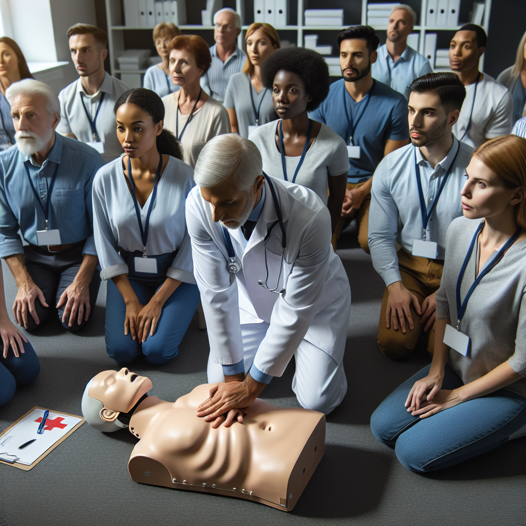 An image of CPR training