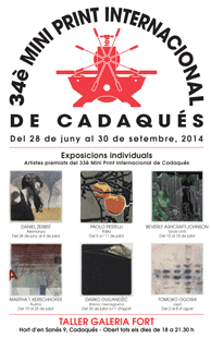 34th Mini Print International of Cadaques, Cadaques, Girona, Spain