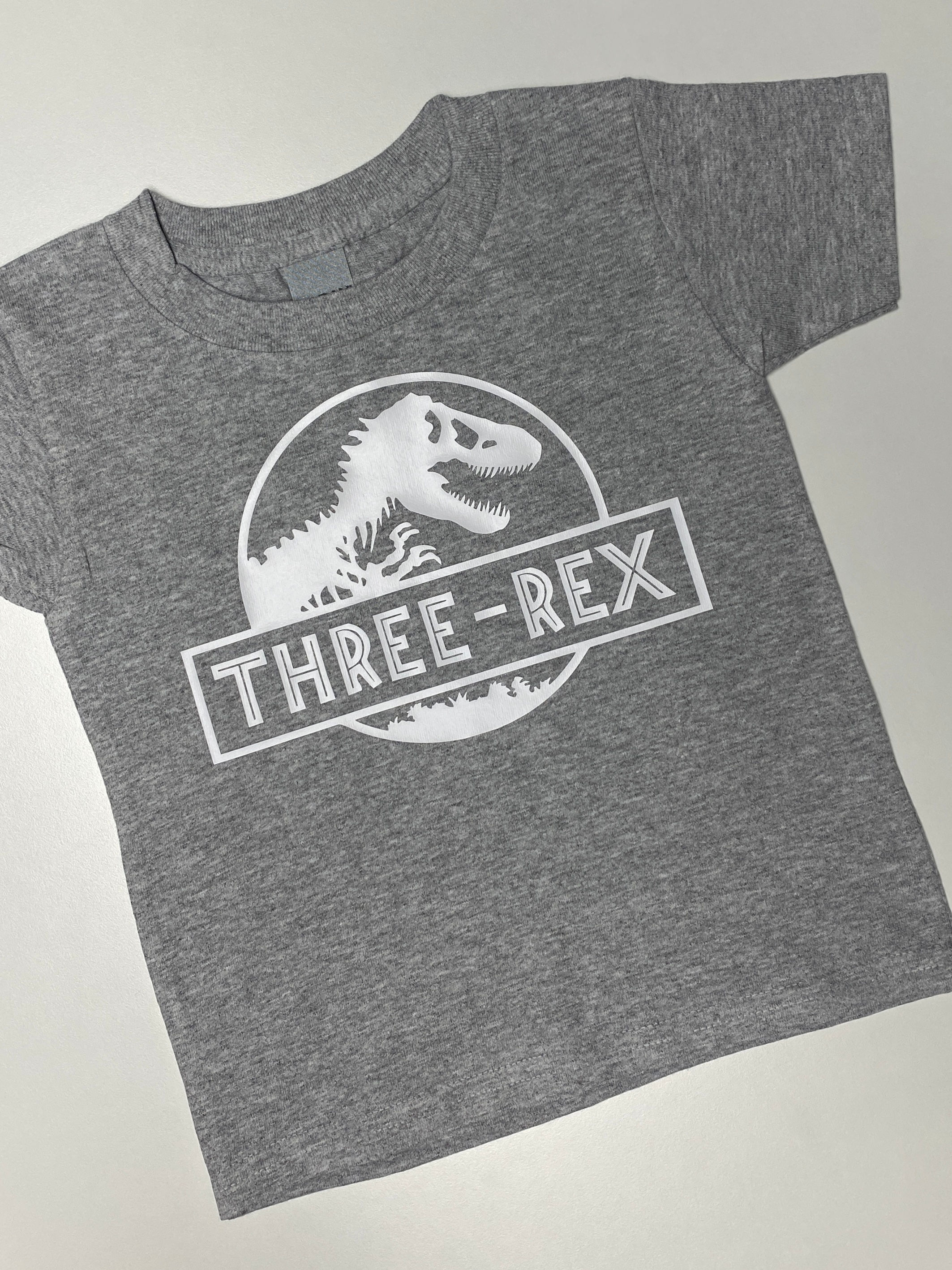 Birthday Shirt Three-Rex