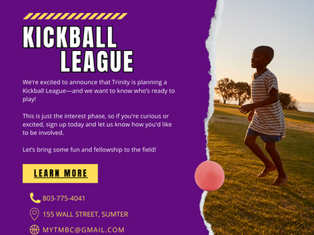 Kickball is Coming to Trinity – And We Want YOU to Be Part of It!