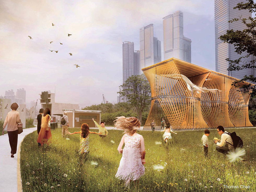Open House Pavilion of Bamboo