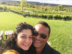 Cinzia and Ian, co-owners of Boho Beaver smiling and welcoming.