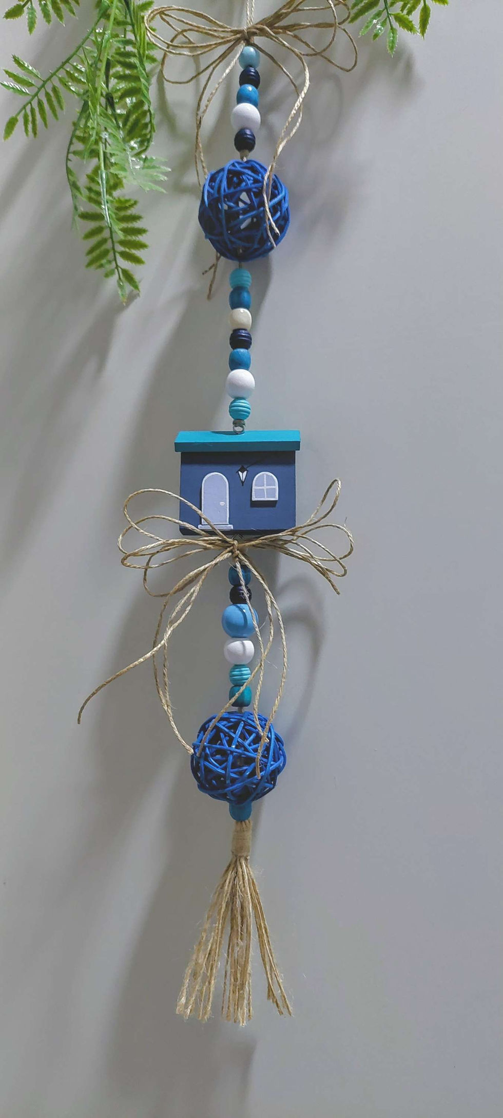Miniatura: ARTE AZUL - PENDENTE COM BOLAS