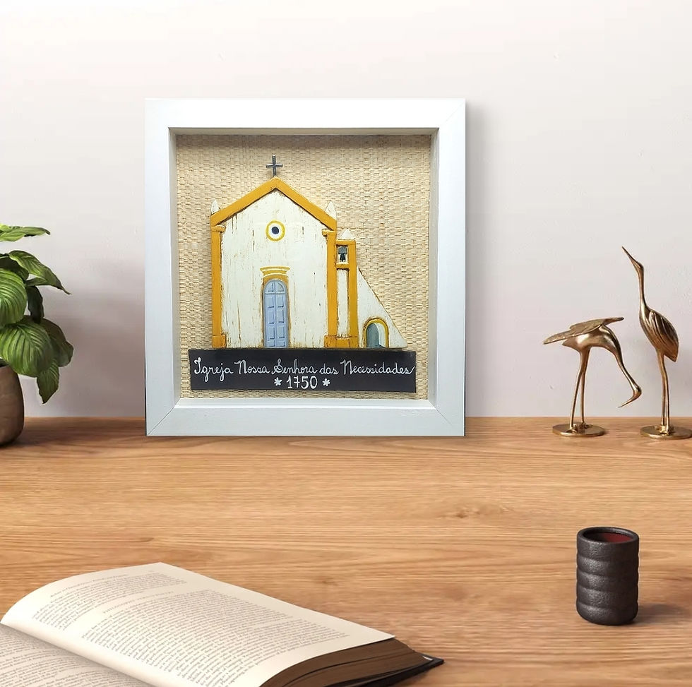 Miniatura: QUADRO COM MOLDURA -  IGREJA NSA. DAS NECESSIDADES