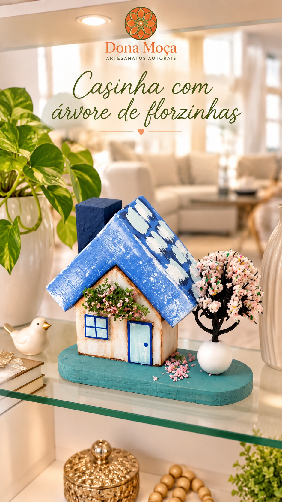 Miniatura: CASINHA JARDIM AZUL