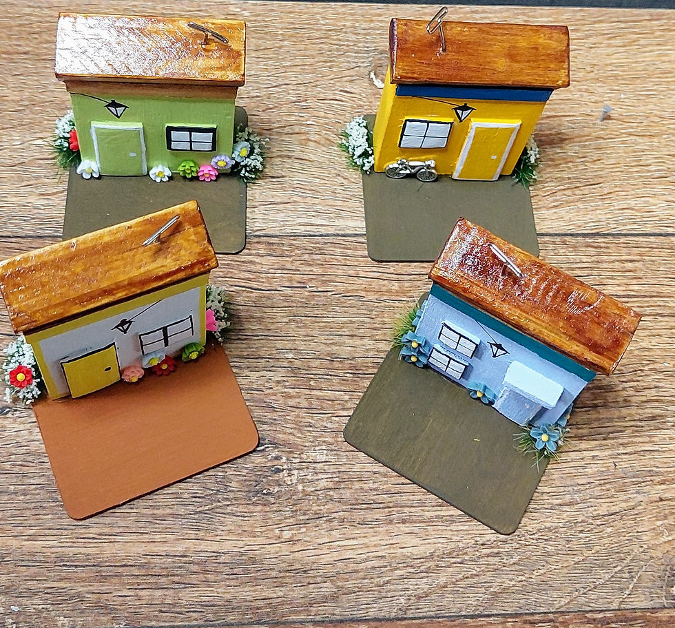 Miniatura: MINI CASINHAS PERSONALIZÁVEIS  - MADEIRA