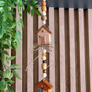 Miniatura: FIO COM 02 CASINHAS E MIÇANGAS EM MADEIRA