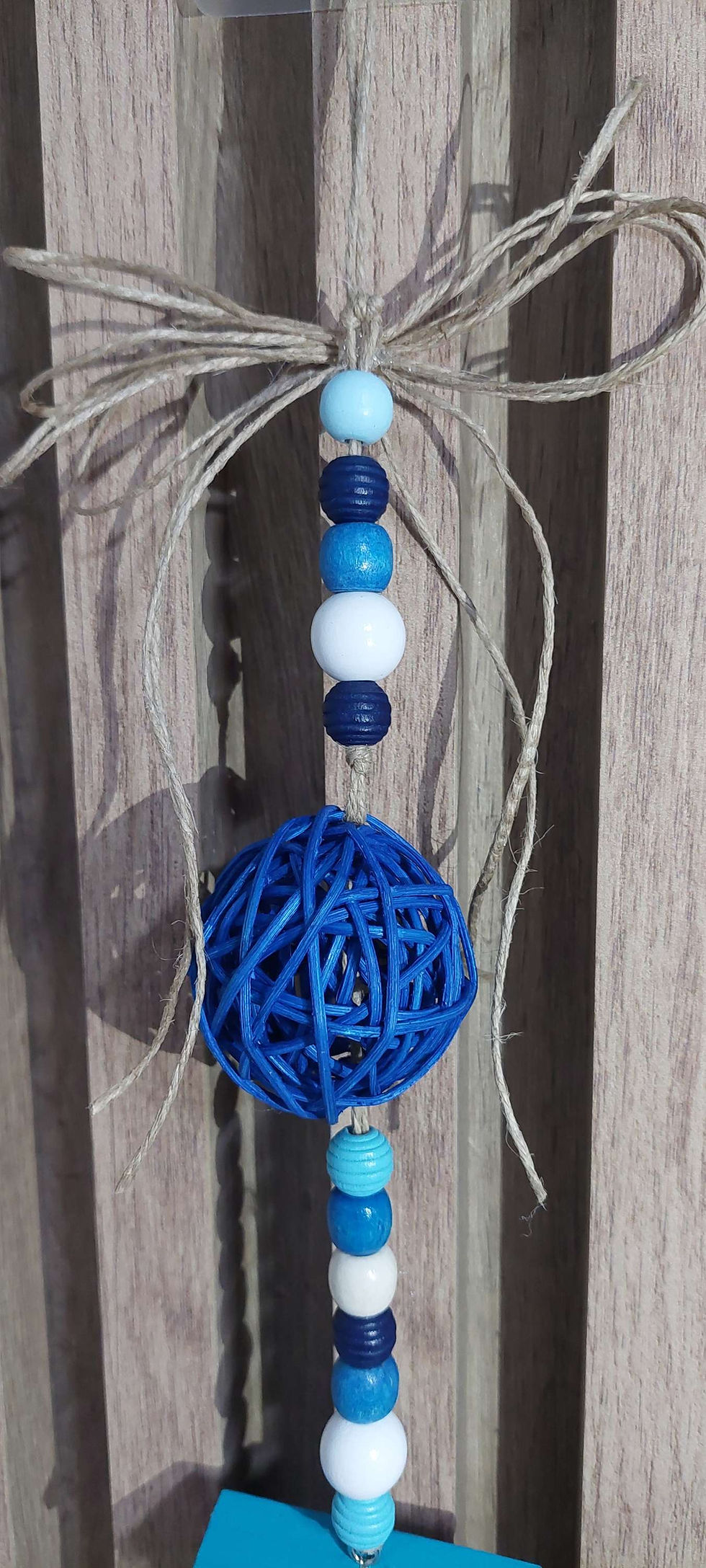 Miniatura: ARTE AZUL - PENDENTE COM BOLAS