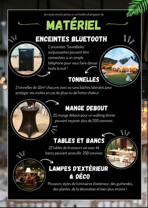 food truck pour évènement privé et d'entreprise