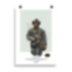 Unframed artwork of the 2nd Commando Regiment, showcasing Australia's elite special operations unit on thick matte paper.