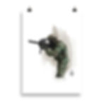 Unframed artwork of the 1st Commando Singapore, showcasing their elite status and history in the SAF's Commandos formation.
