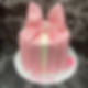 5. Pink Bow Cake