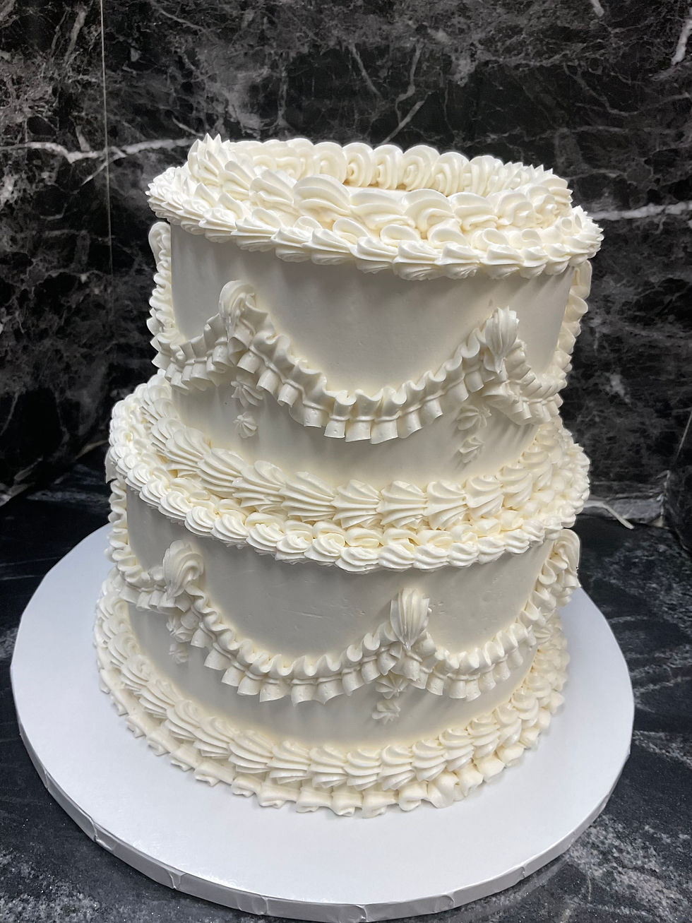 Vintage Tiered Cake