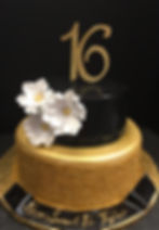 28. Black & Gold Sweet 16