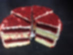 Red Velvet and Cheesecake Slice