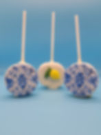 20. Amalfi Coast Themed Cake Pop Discs