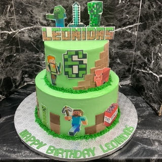 13b. Minecraft Tiered Cake