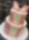 3. Bow-riffic Tiered Cake