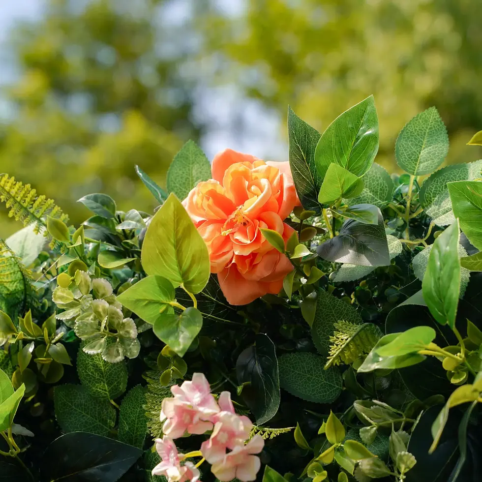 Luxury 3D colorful flower and greenery wall rental in Long Island, NY – ideal for weddings, events, and photo backdrops. Elegant floral decor with a natural touch. Reserve your stunning backdrop today!